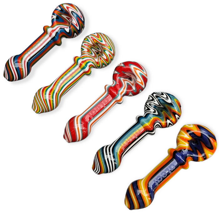 Aleaf - Sandblasted Logo Wig Wag Hand Pipe
