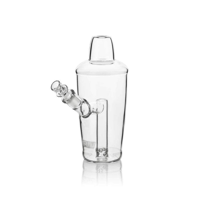 Grav - Martini Shaker Water Pipe - Clear