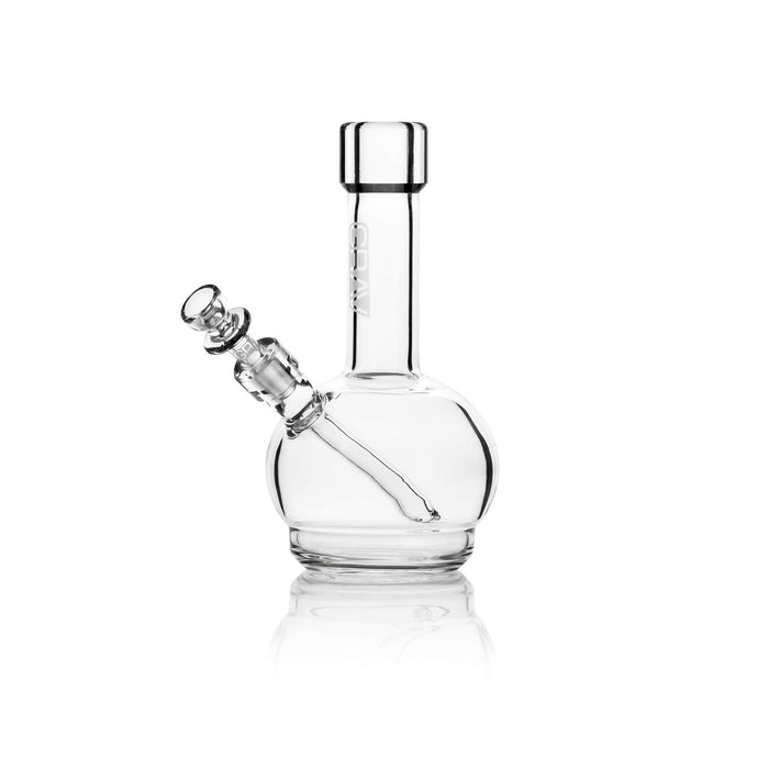 Grav - Mini Round Base Water Pipe - Clear