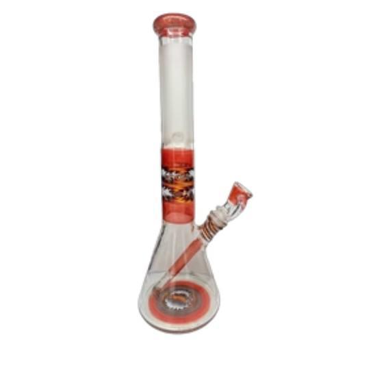 Augy's Glass Work - 17 Inch Custom Fully Worked Beaker