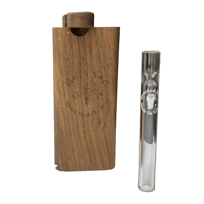 Bearded Glass - Tall w/Logo Dugout