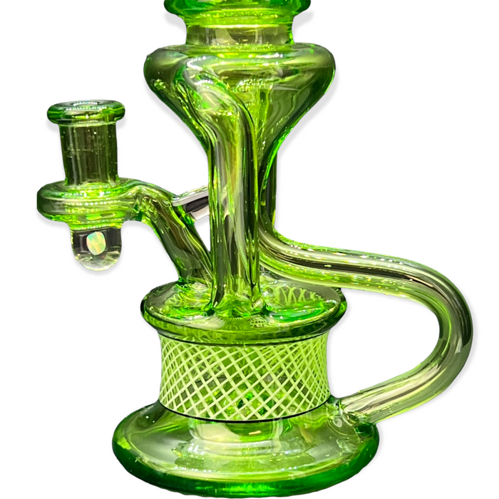 David Man Glass - Mini Recycler - Green
