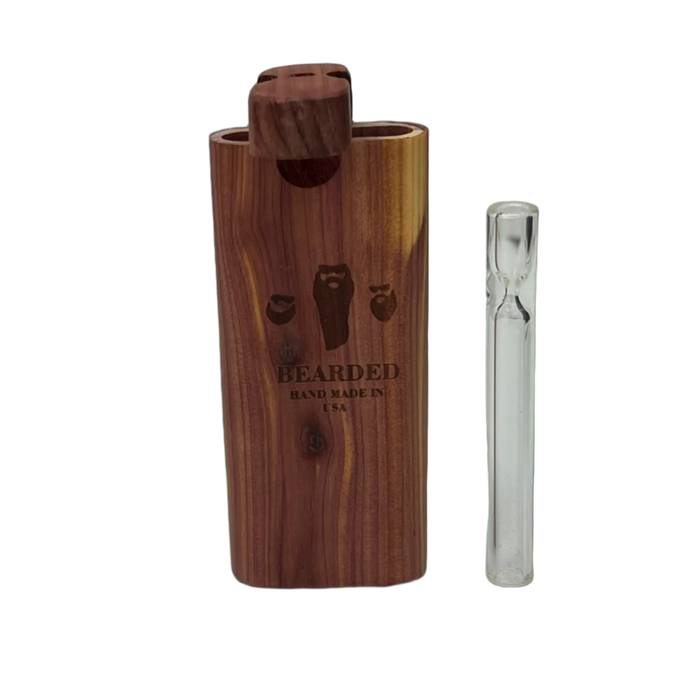 Bearded Glass - Tall w/Clear Glass Dugout