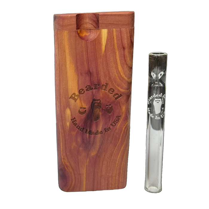 Bearded Glass - Tall w/Logo Dugout
