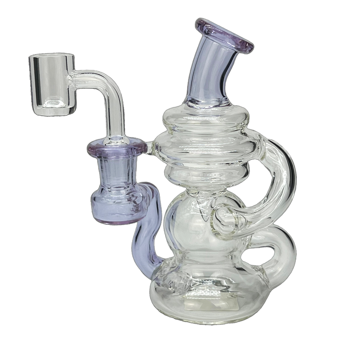 Hypnotized Glass - Waterpipe - Mini Recycler