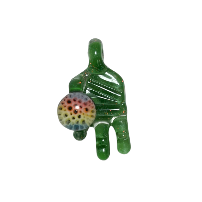 Goober - Rainbow Honeycomb in Green Hand