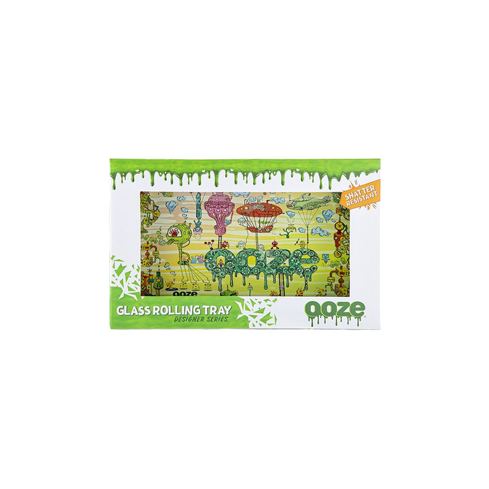 Ooze - Small Glass Rolling Tray