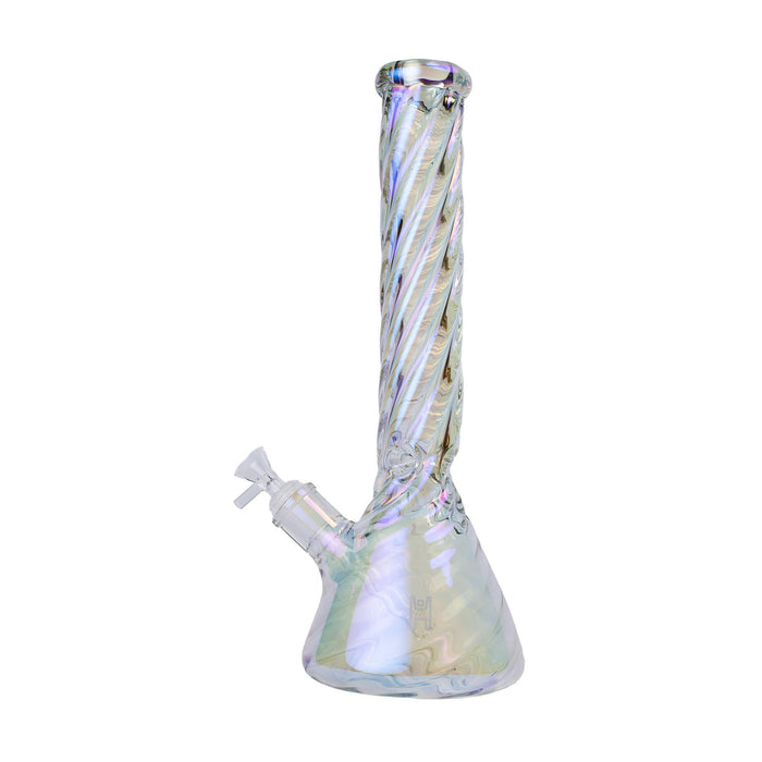 Human Grade - Twisted Iridescent Beaker