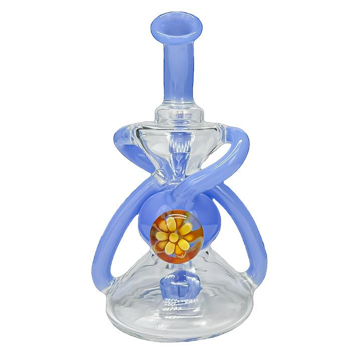 SkyGlass - Color Accented Shower Head Recycler