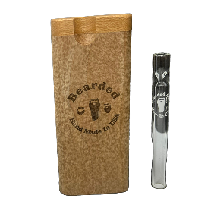 Bearded Glass - Tall w/Logo Dugout