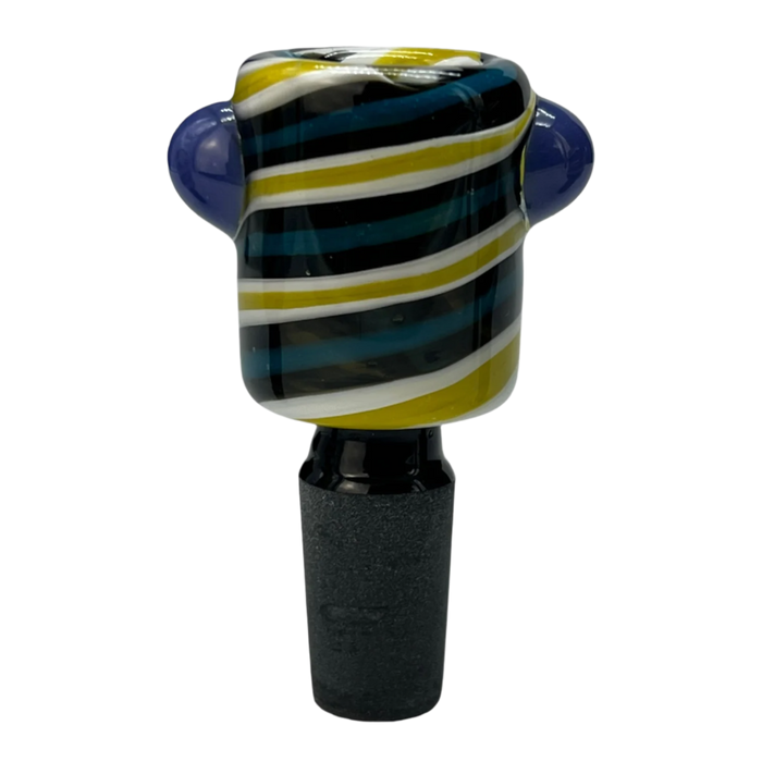 SkyGlass - Bowl - Swirl w/Dots 14mm