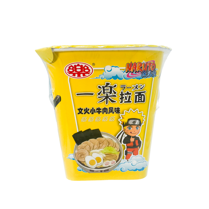 Yile Noodles - Square Naruto Cup Instant Noodles 100g