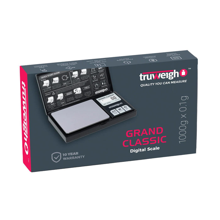 TruWeigh - Grand Classic Digital Mini Scale - 1000g x 0.1g