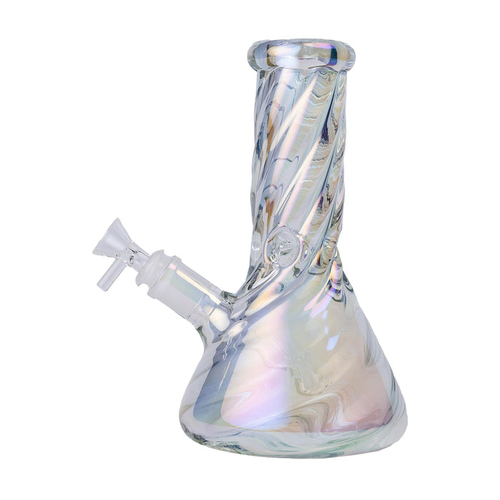 Human Grade - Twisted Iridescent Beaker