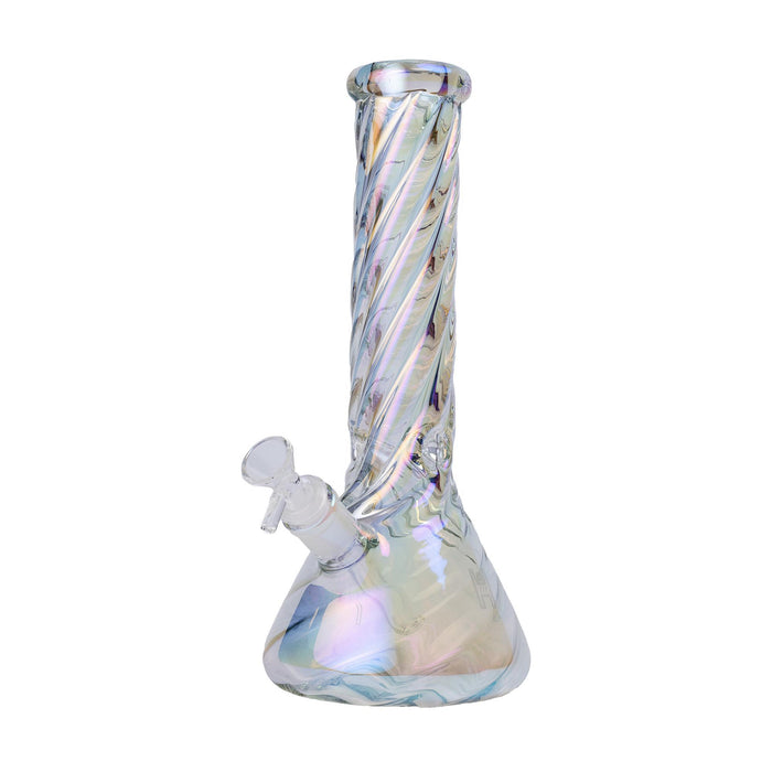 Human Grade - Twisted Iridescent Beaker