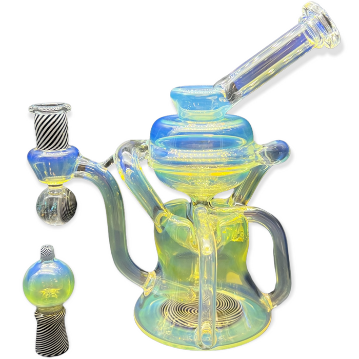 Relak Glass - Fully Worked Triple Dub W/ Carb Cap