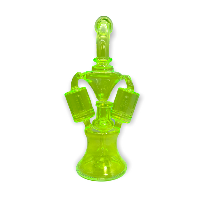 Neon UV - Dual Barrel Recycler Rig