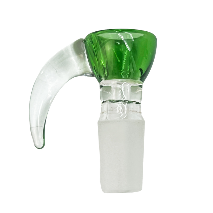 SkyGlass - Colored Horn Bowl 14mm - Green