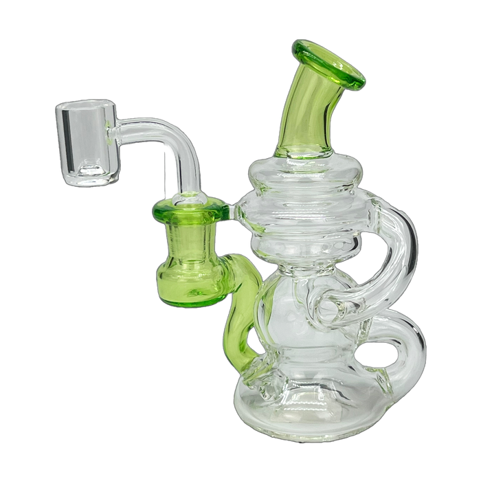 Hypnotized Glass - Waterpipe - Mini Recycler