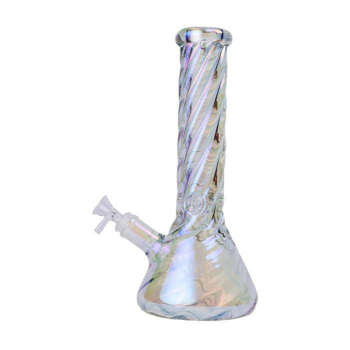 Human Grade - Twisted Iridescent Beaker