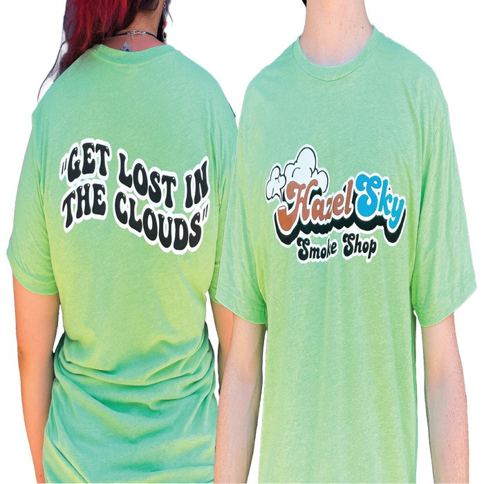 Get Lost in The Clouds Hazel Sky T-Shirt - Green