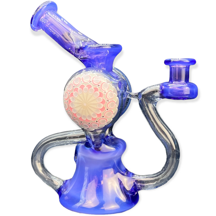 Olour Glass - Dot Stack Dual Dome Recycler - Lazy Boy Dot Stack