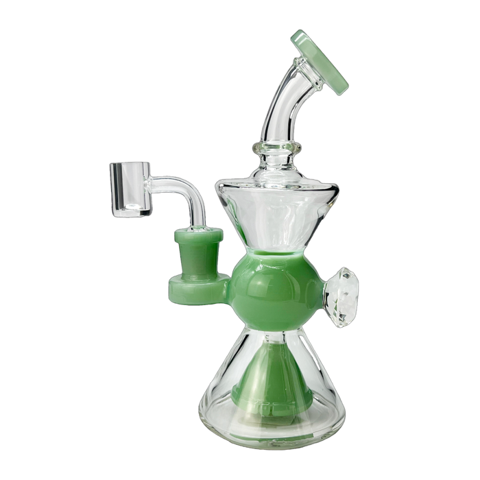 SkyGlass - Color Accented Shower Head Perc Rig
