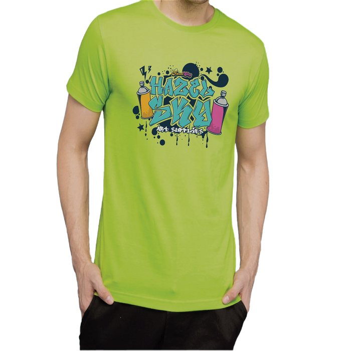 Hazel Sky Art Supplies T-Shirt - Flourescent Yellow