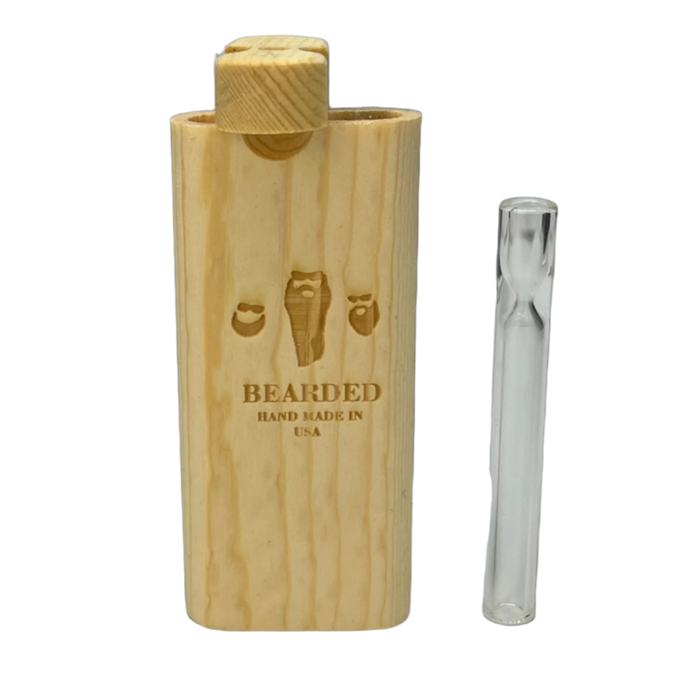 Bearded Glass - Tall w/Clear Glass Dugout