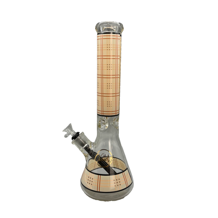 Cali CloudX - Color Decal Striped 15"Beaker Water Pipe