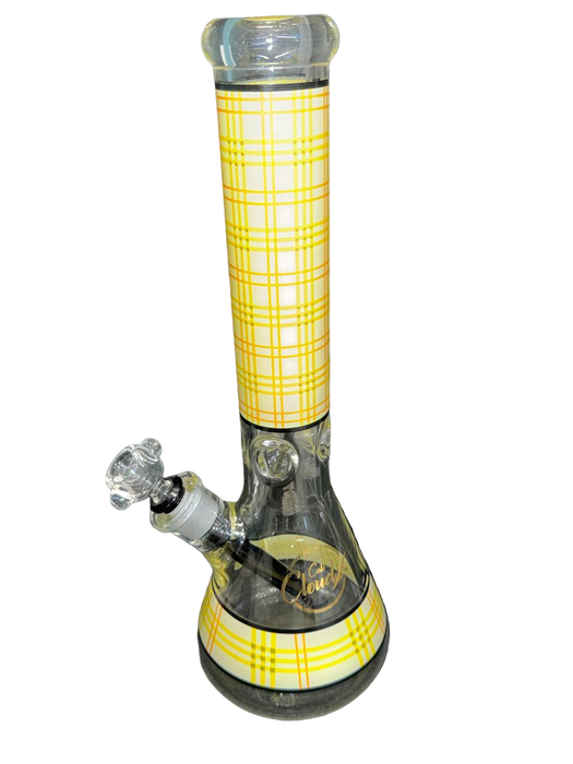 Cali CloudX - Color Decal Striped 15"Beaker Water Pipe