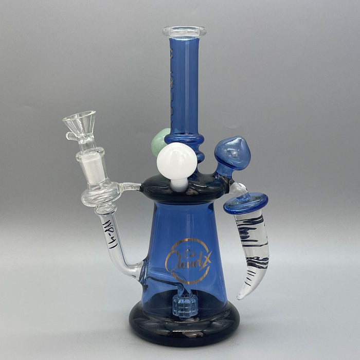 Cali CloudX - Dome and Horn Recycler US Color Water Pipe