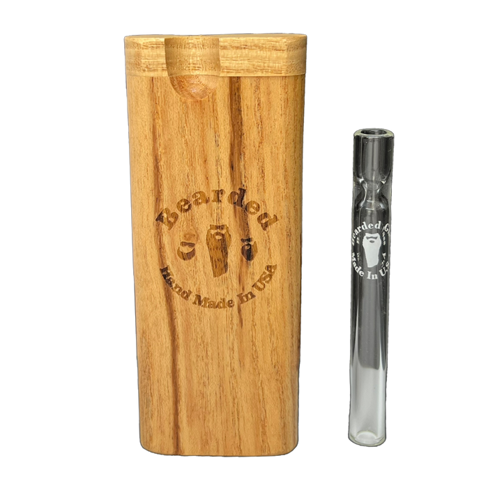 Bearded Glass - Tall w/Logo Dugout