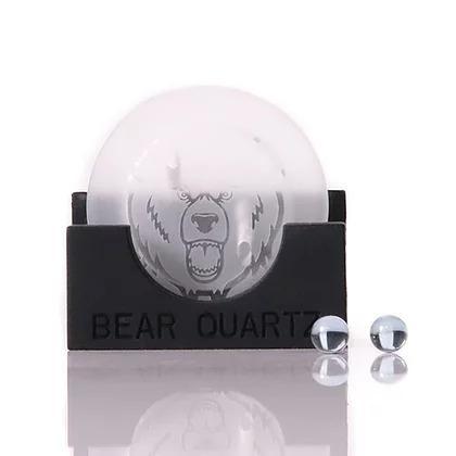 Bear Quartz - Spinner Cap and Marble set W/ display