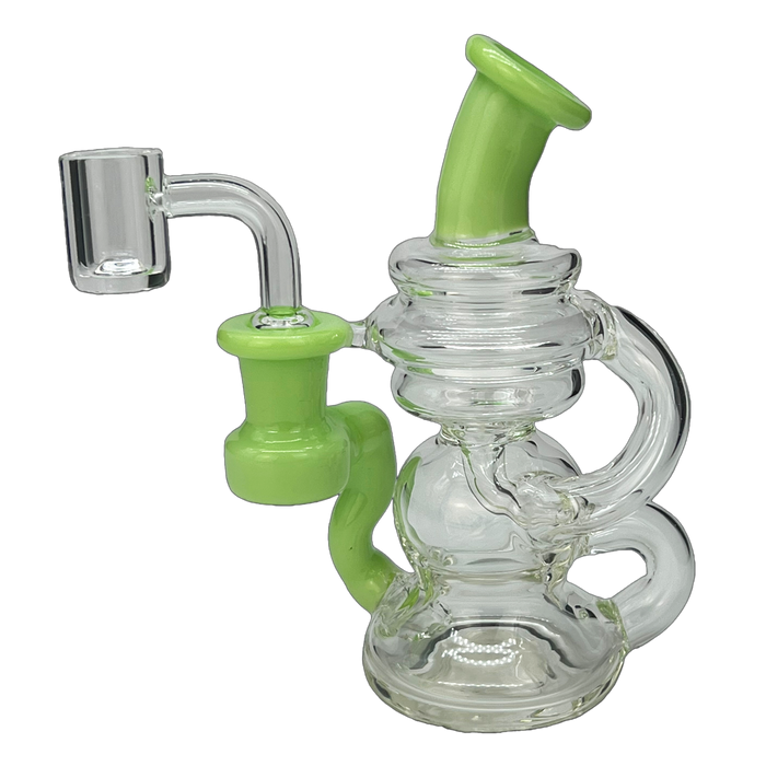 Hypnotized Glass - Waterpipe - Mini Recycler