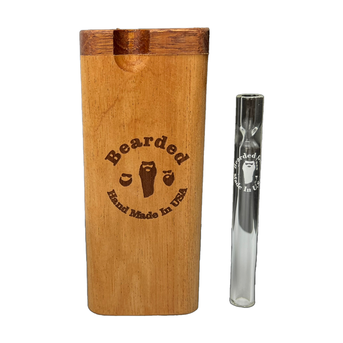 Bearded Glass - Tall w/Logo Dugout