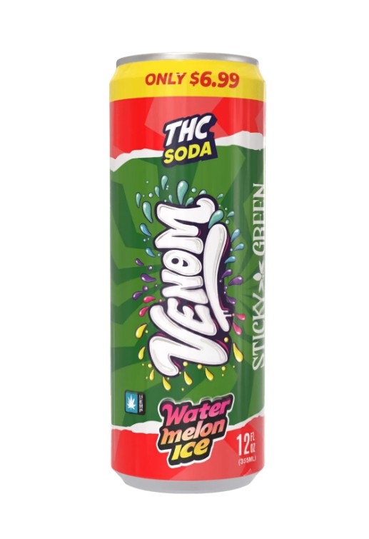 Sticky Green – Venom Infused Soda 50mg